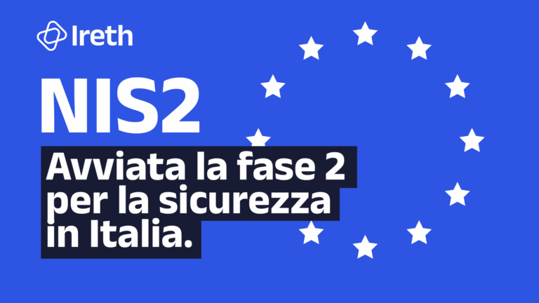 Illustrazione di elementi digitali interconnessi che simboleggiano la sicurezza informatica e la protezione dei dati, in riferimento alla direttiva NIS2.